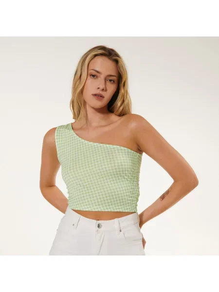 Zkrácený top Sinsay na jedno rameno