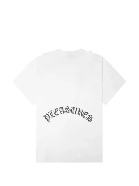 Tricou Pleasures cu imagine alb