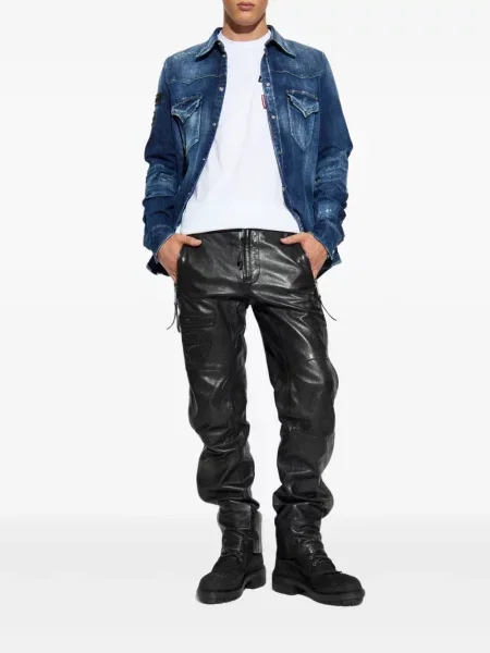 Ing Dsquared2 bevarrt zsebekkel kék