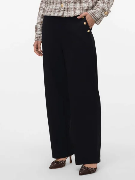 VERO MODA Kelnės VMHEATHER' juoda