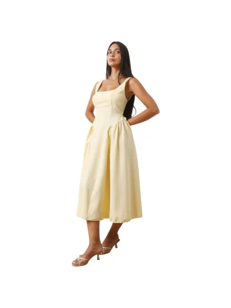 Haljina La Modeuse žuta