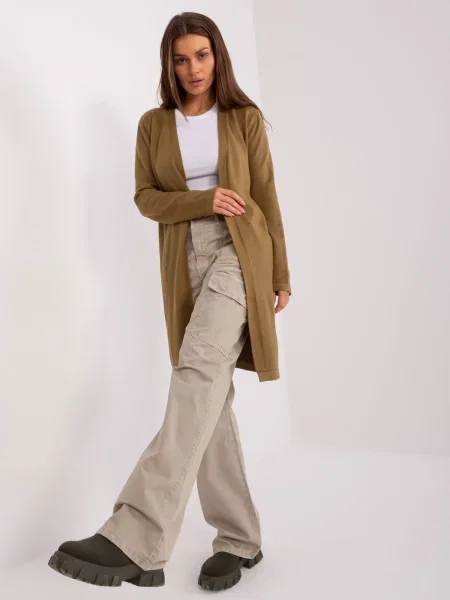 Kardigan Wool Fashion Italia khaki