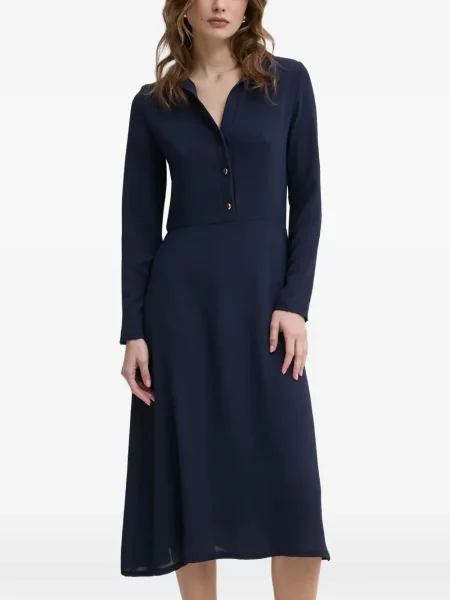 Lung rochie midi Morgan albastru