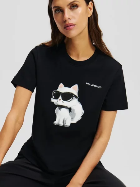 Karl Lagerfeld tricou din femei negru