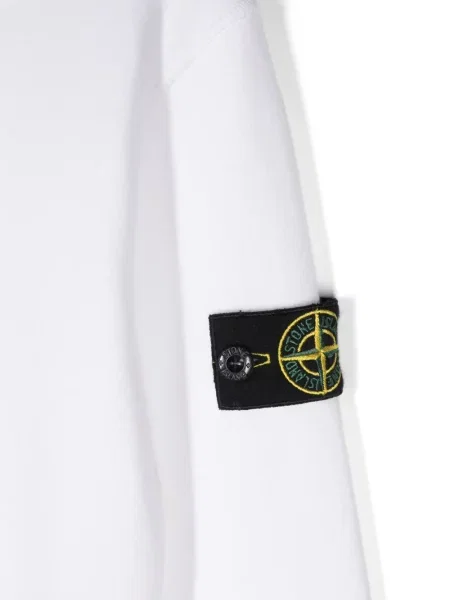 Bluza dziecięca Stone Island biała