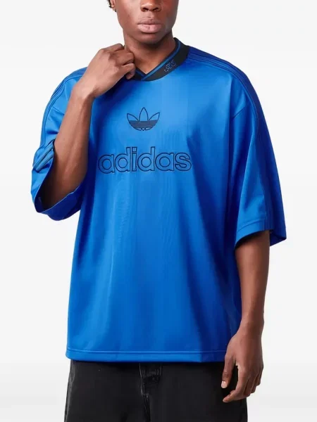 Кожаный топ Adidas на райета бродиран червено
