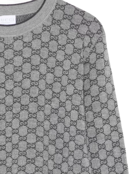 Sweter dziecięcy Gucci szary