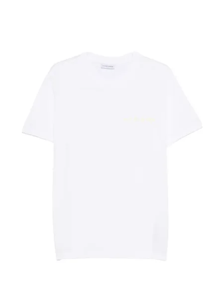 Tricou Maison Labiche cu broderie alb
