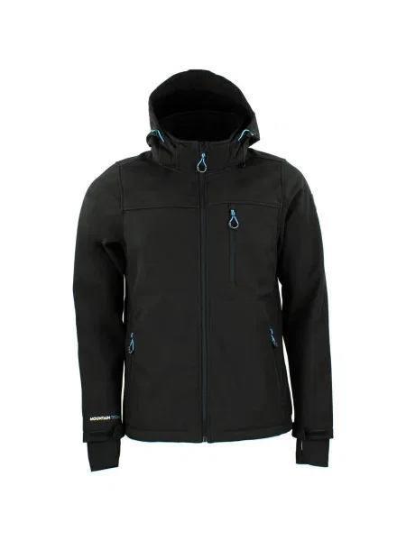 Geacă Peak Mountain softshell negru