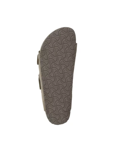 Sandały Birkenstock skórzane beżowe