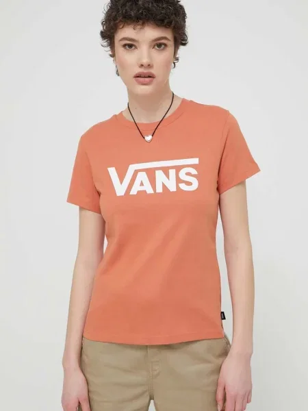 Тениска Vans оранжево