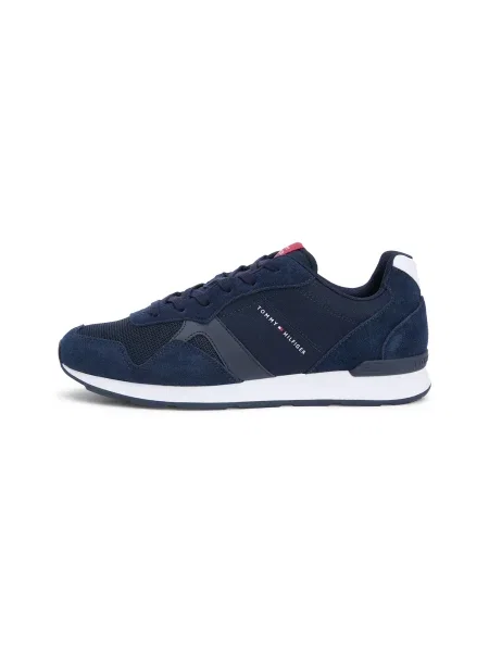 Sneakerși Tommy Hilfiger din piele albastru
