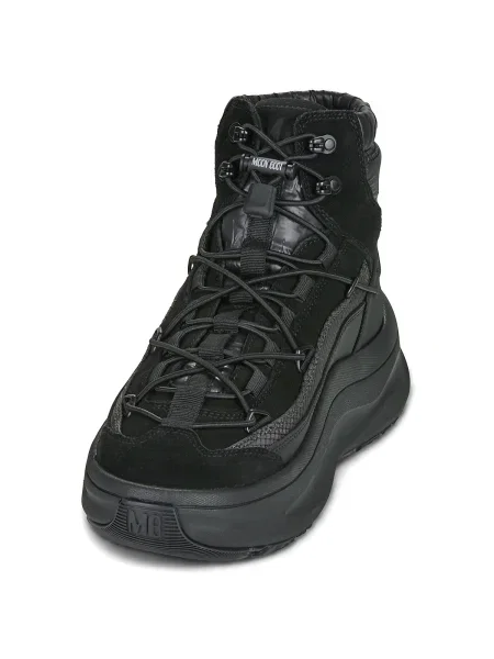 Pantofi Moon Boot din piele negru
