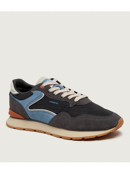 HOFF Sneakers City | piele întoarsă gri
