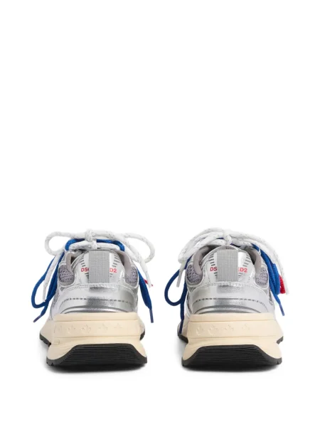 Sneakerși Dsquared2 plasă argintiu