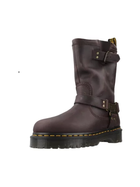 Botki Dr. Martens brązowe