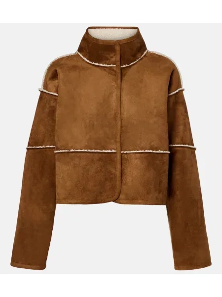 Geacă Velvet de catifea maro