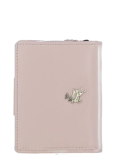 Кожаный кошелек Ashwood Leather бежевый