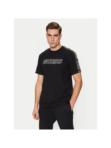 Guess T-shirt Arlo Regular Fit crna