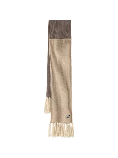Fular Moschino cu franjuri tricotate