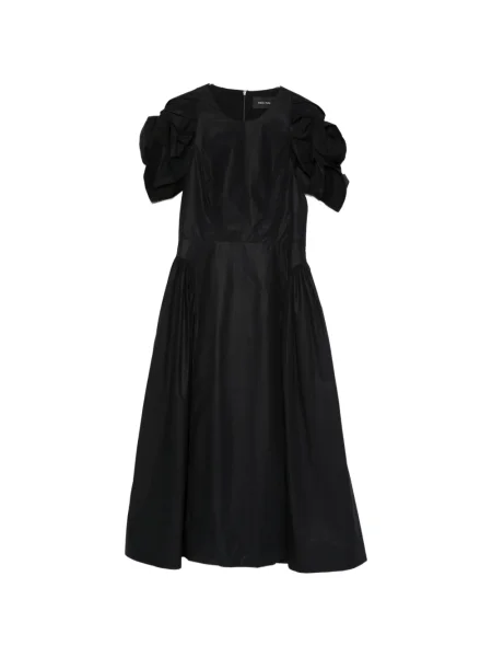 Rochie midi Simone Rocha până la genunchi de costum negru