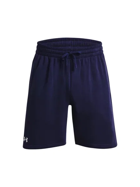 Βερμούδες Under Armour Rival Fleece Shorts Midnight Navy/ White M λευκό