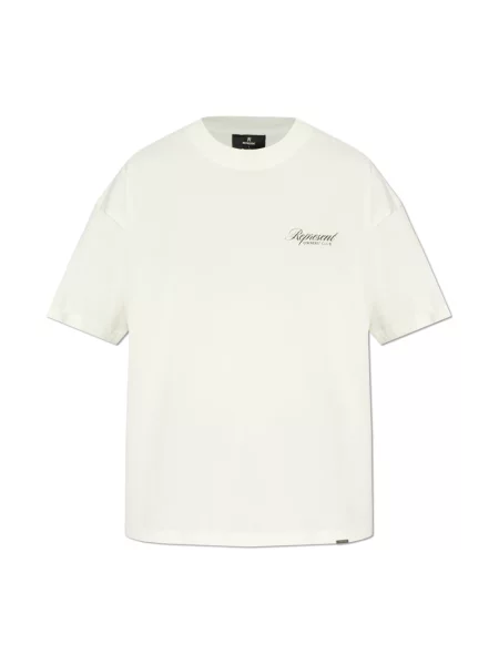 T-shirt REPRESENT Represent Owners Club Script T-Shirt Flat White S beżowa