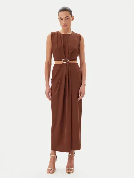 Haveone Rochie de seară maro