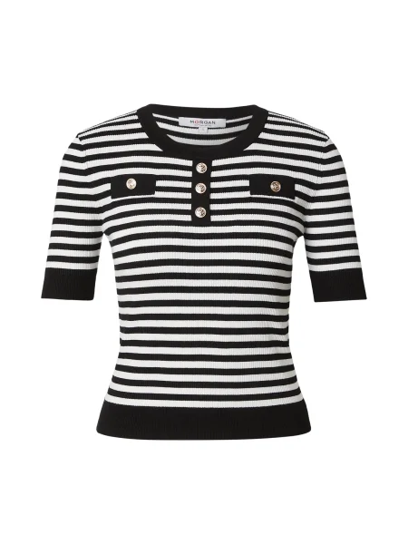 Tricou Morgan cu dungi alb