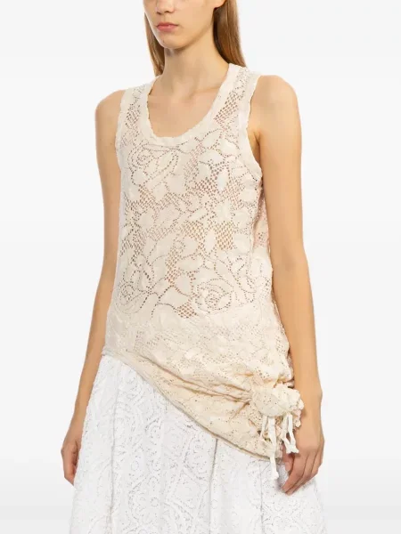 Vestă Comme Des Garçons cu broderie cu model floral