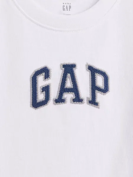 Tricou copii Gap alb