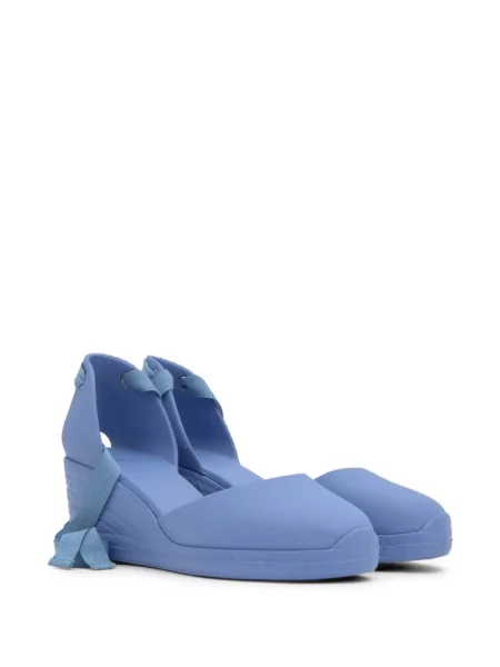 Espadrile Castaner cu pană albastru