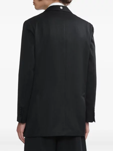 Sacou Simone Rocha cu model floral gri