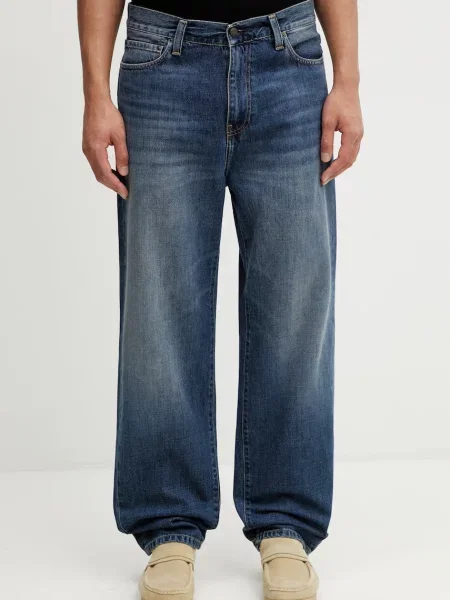 Carhartt WIP Aaron Pant blugi tapered pentru bărbați