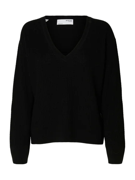 SELECTED Pulover SLFTHEA' negru