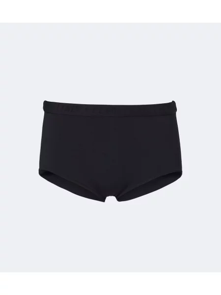 Pantaloni scurți Fendi tricotate cu autograf negru