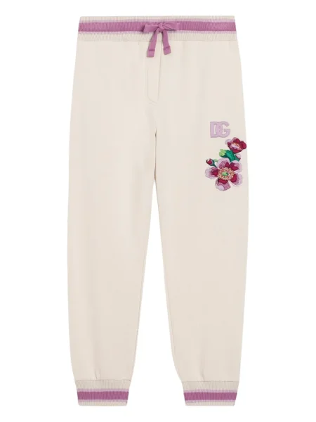 Spodnie dziecięce Dolce And Gabbana białe