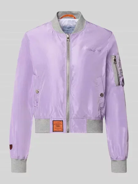 Bomberka z naszywką z logo i kieszenią zapinaną na błyskawiczny na rękawie Original Bombers