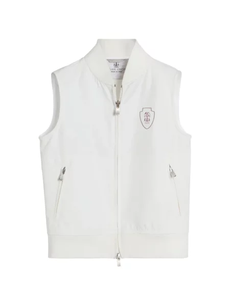 Dětska vesta Brunello Cucinelli bílá