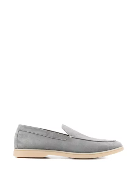 Pantofi loafer Henderson Baracco din piele gri