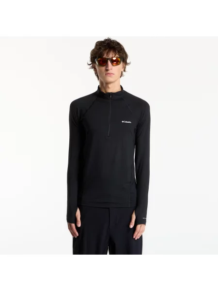 Tricou Columbia Midweight Stretch Long Sleeve Half Zip Black M negru