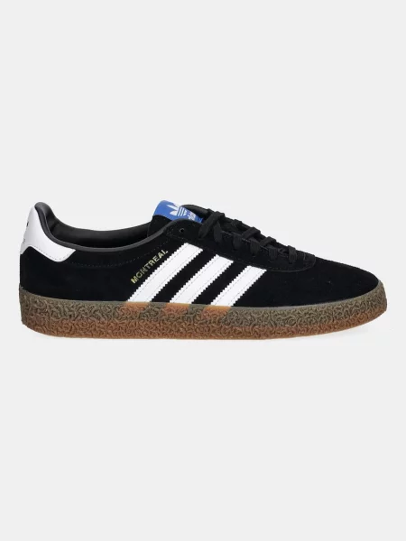 Замшевые кроссовки Adidas Originals черные