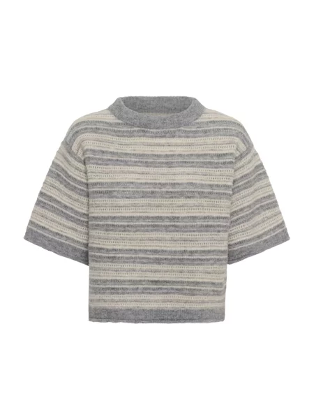 Dzianinowy sweter Part Two szary
