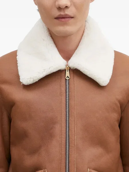Geanta de piele Paul Smith maro