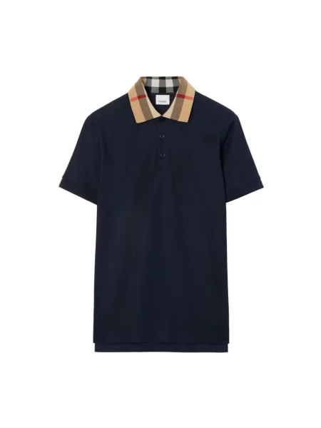 Koszulka polo Burberry niebieska