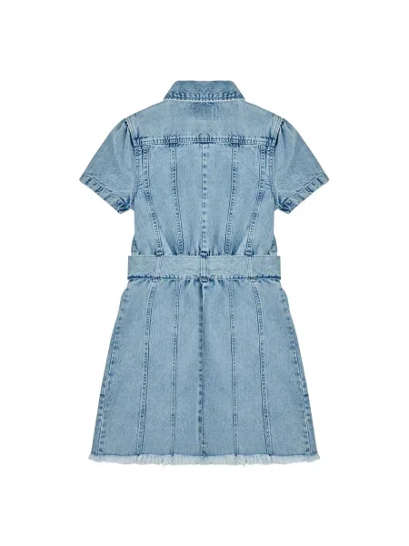 Gyerek denim ruha Guess kék