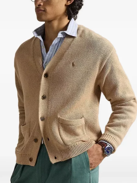 Φλοράλ κιλότα Polo Ralph Lauren με αυτόγραφο σουέτ ροζ