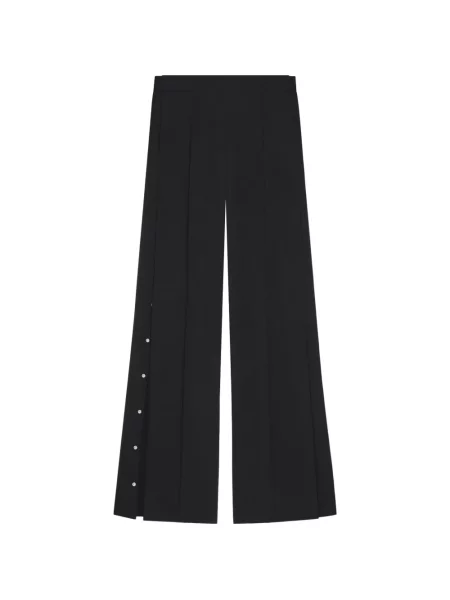Pocnitură pantaloni Courreges din țesătură twill negru