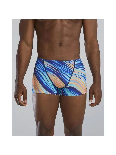 Kąpielówki TYR Durafast Elite Riptidal Square pomarańczowy żółty 26 niebieski