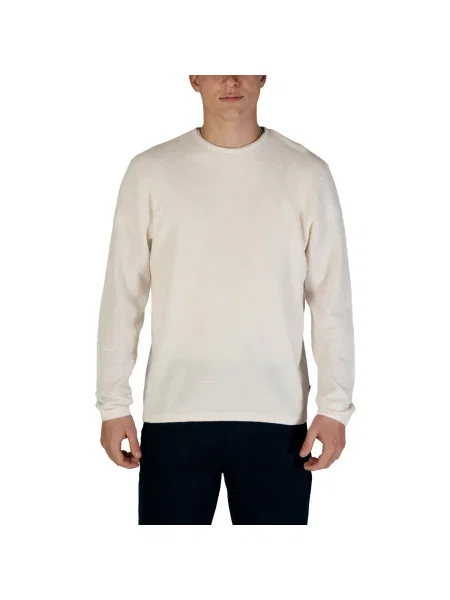 Pulover Jack & Jones tricotate cu decolteu în U negru